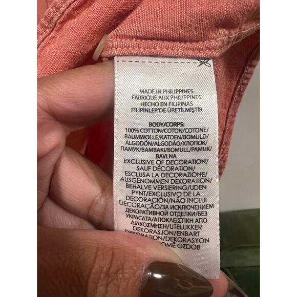 Polo Ralph Lauren Classic Preppy Oxford Button Down Orange Size  2XL - Picture 7 of 7